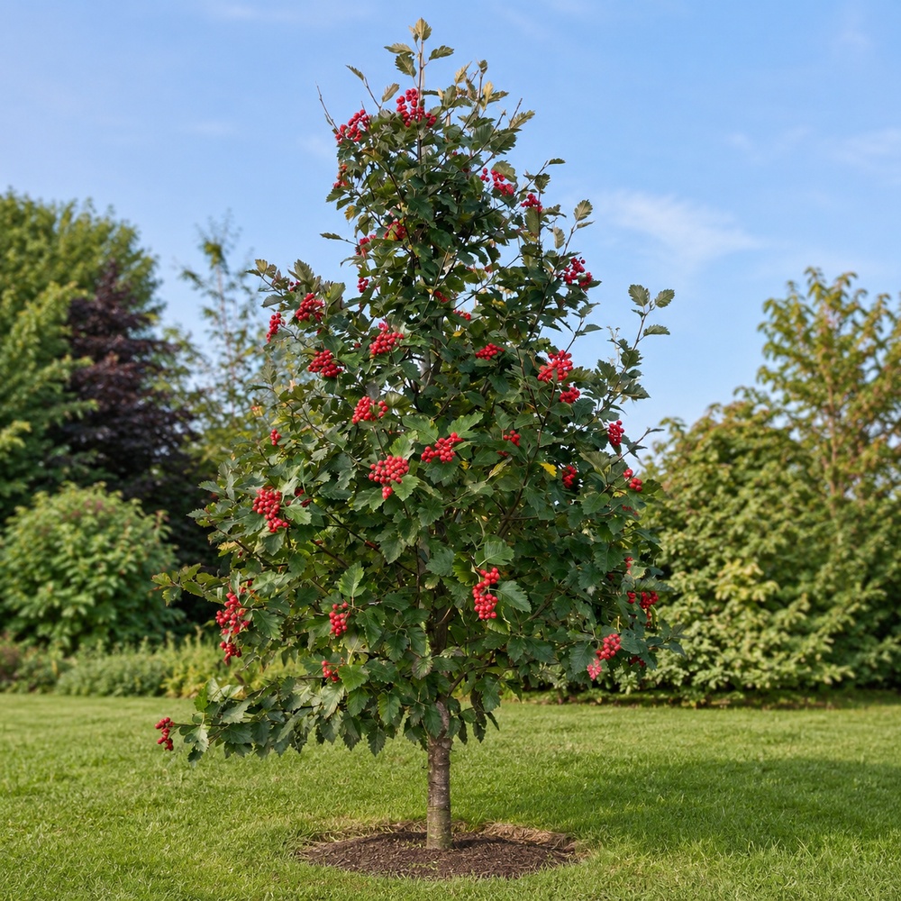 Горобина проміжна (Sorbus intermedia) 12-14 см, 350 см, 2xvWRB