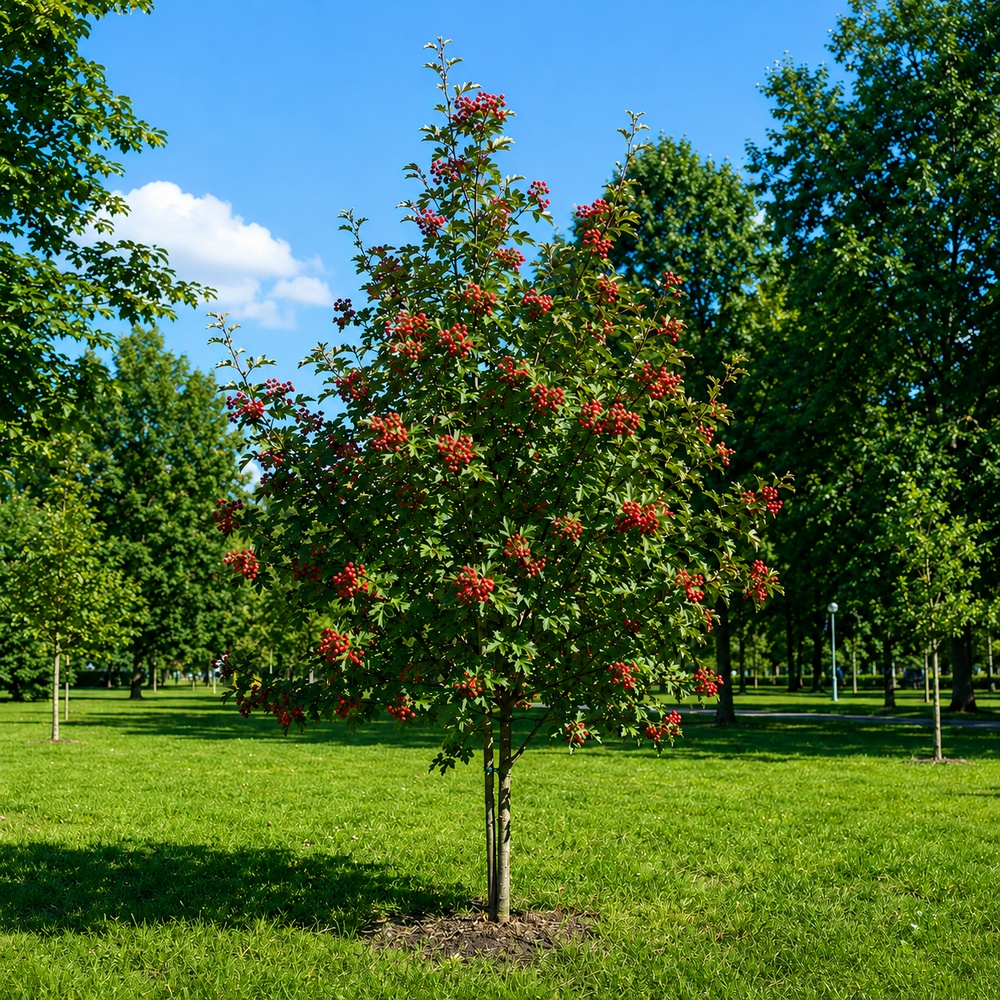 Горобина проміжна (Sorbus intermedia) 14-16 см, 350 см, 2xvWRB