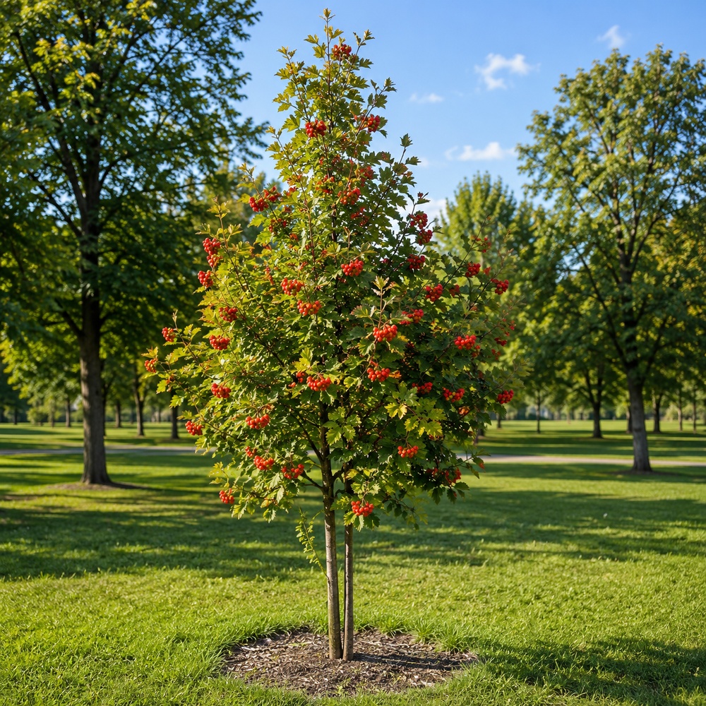 Горобина проміжна (Sorbus intermedia) 16-18 см, 350 см, 2xvWRB