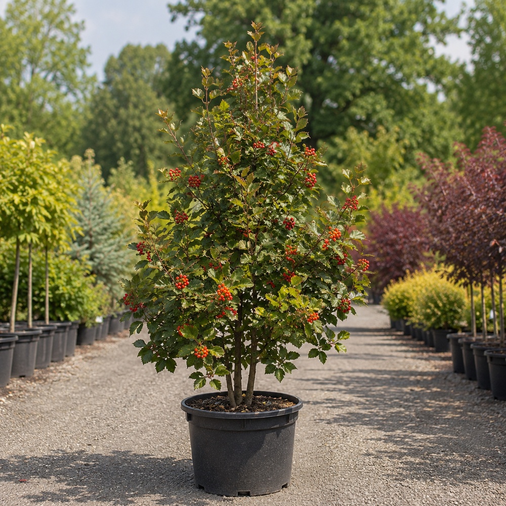 Горобина проміжна (Sorbus intermedia) 8-10 см, 350 см, С38