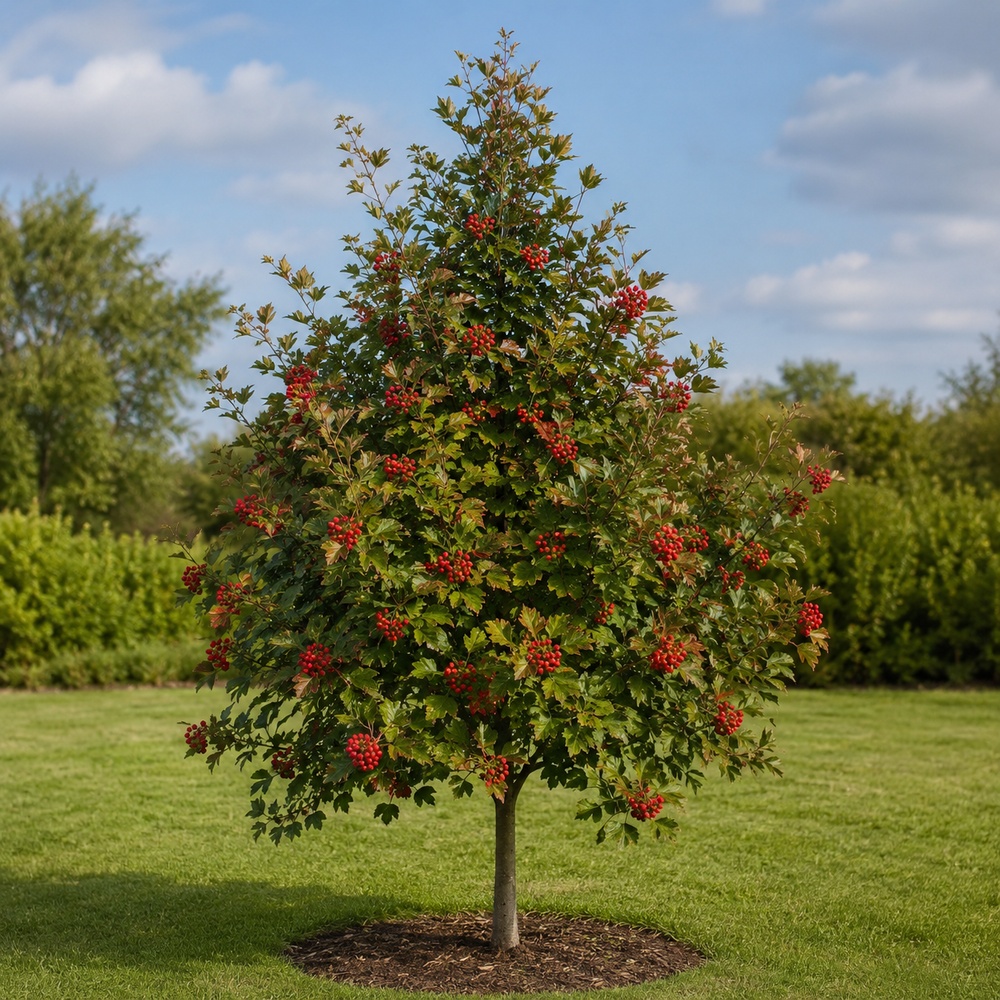 Горобина проміжна (Sorbus intermedia) 8-10 см, 350 см, С38