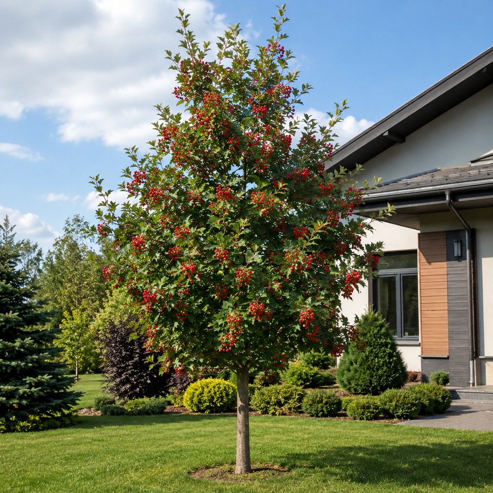 Горобина проміжна (Sorbus intermedia) 8-10 см, 350 см, С38