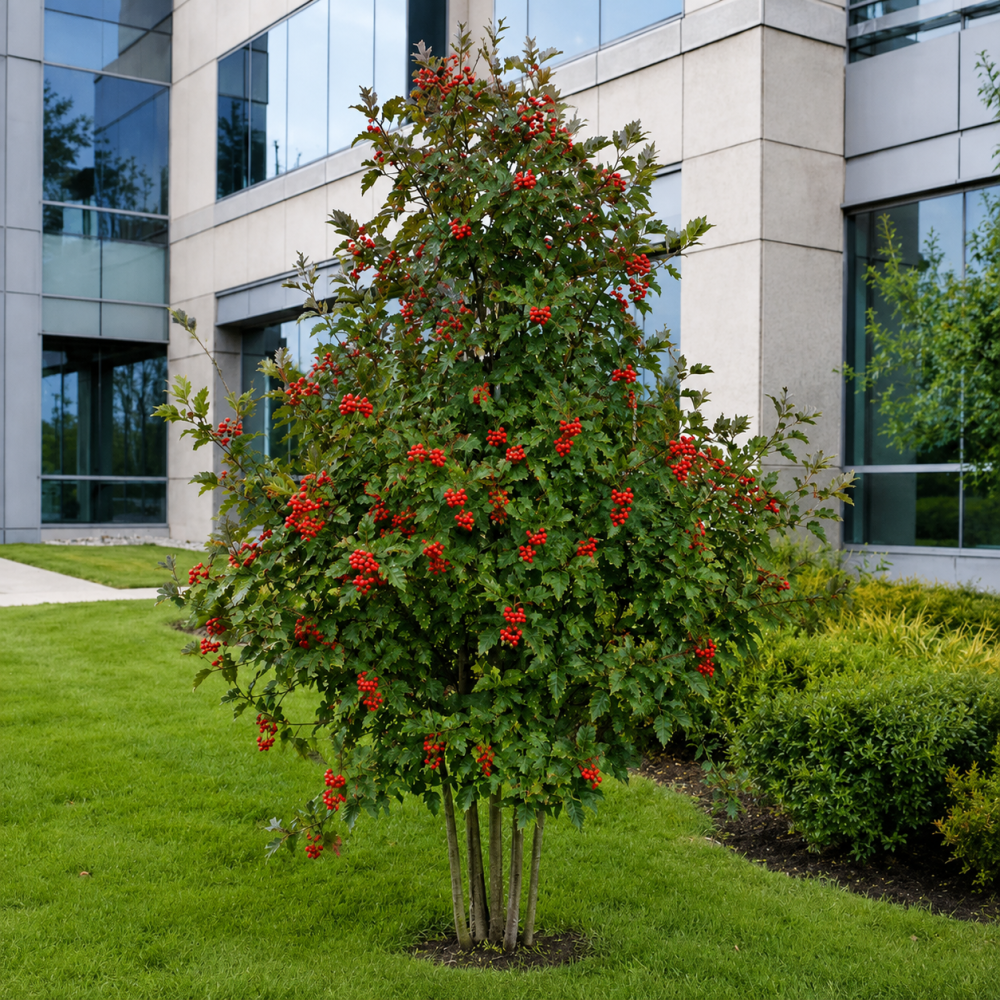 Рябина средняя (Sorbus Serednia) 8-10 см, 300+см, С40
