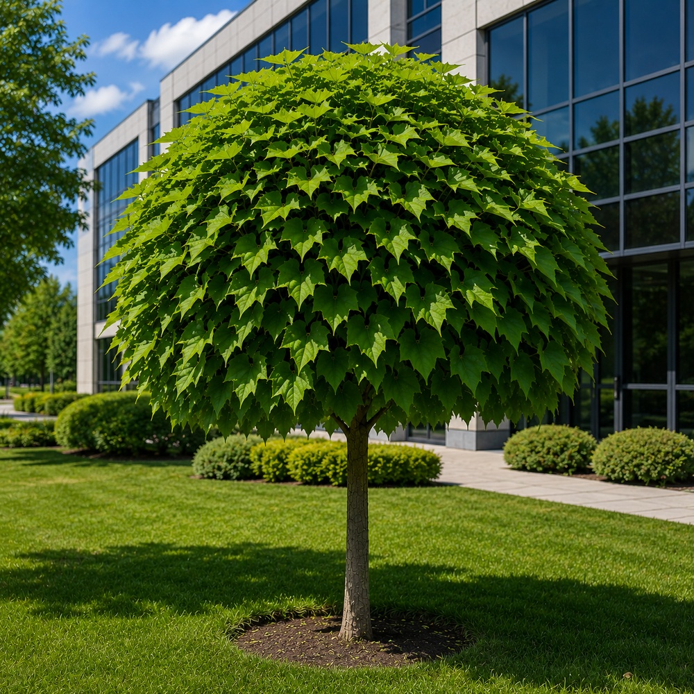 Катальпа бігнонієвидна Нана (Catalpa Bignonioides Nana) 10-12 см, Ра 200 см, С45