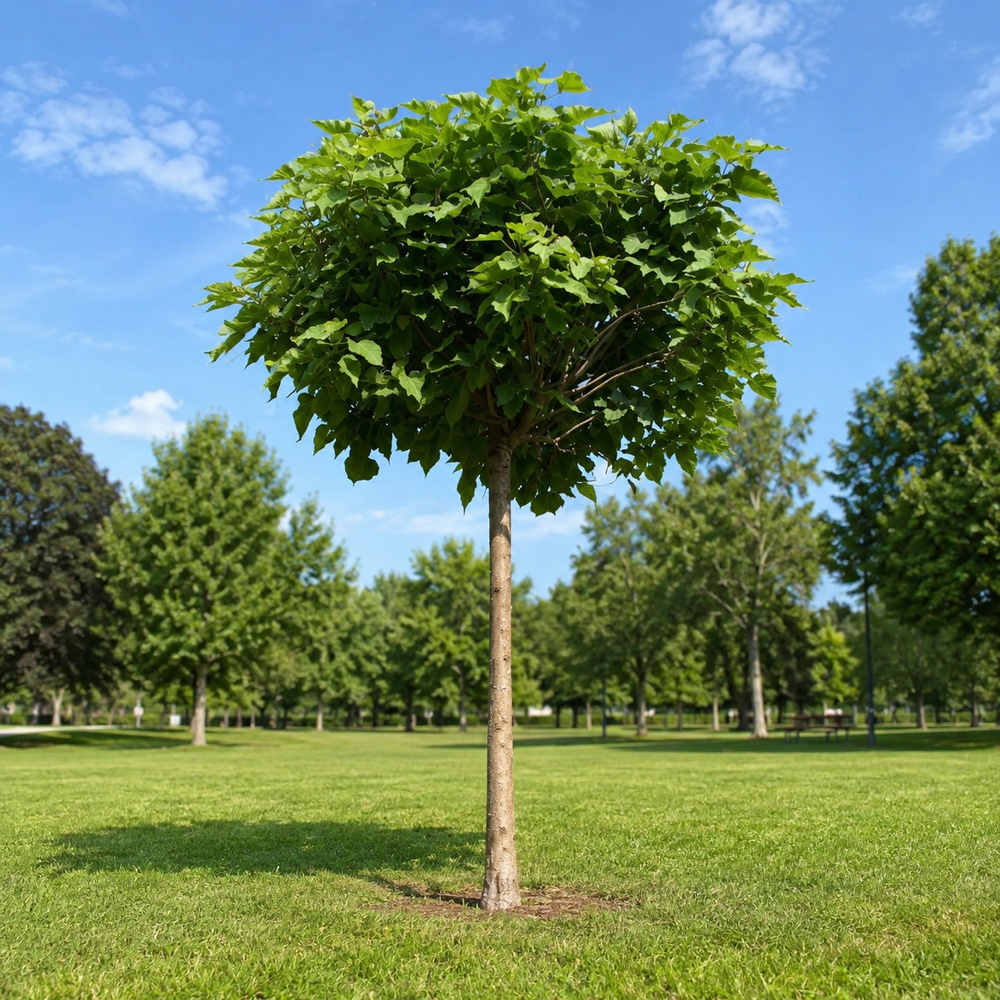 Катальпа бігнонієвидна Нана (Catalpa Bignonioides Nana) 12-14 см, Ра 200 см, С40