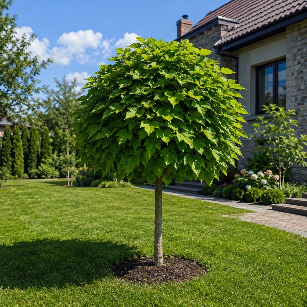 Катальпа бігнонієвидна Нана (Catalpa Bignonioides Nana) 18-20 см, Ра 200 см, С161