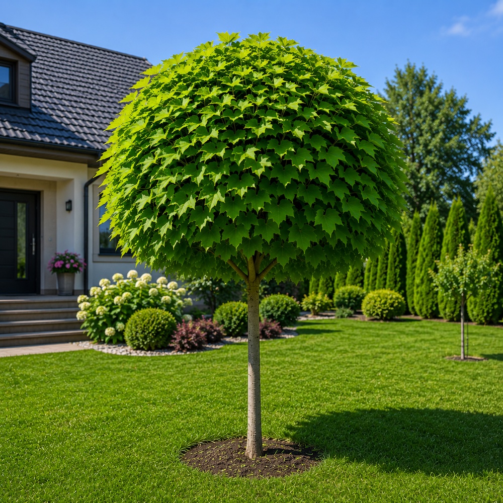 Катальпа бігнонієвидна Нана (Catalpa Bignonioides Nana) 20-25 см, Ра 220 см, 2xvWRB