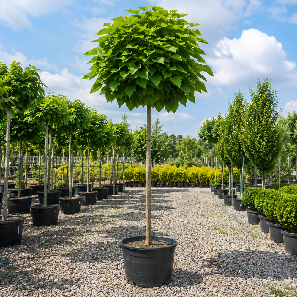 Катальпа бігнонієвидна Нана (Catalpa Bignonioides Nana) 14-16 см, Ра 130 см, С38