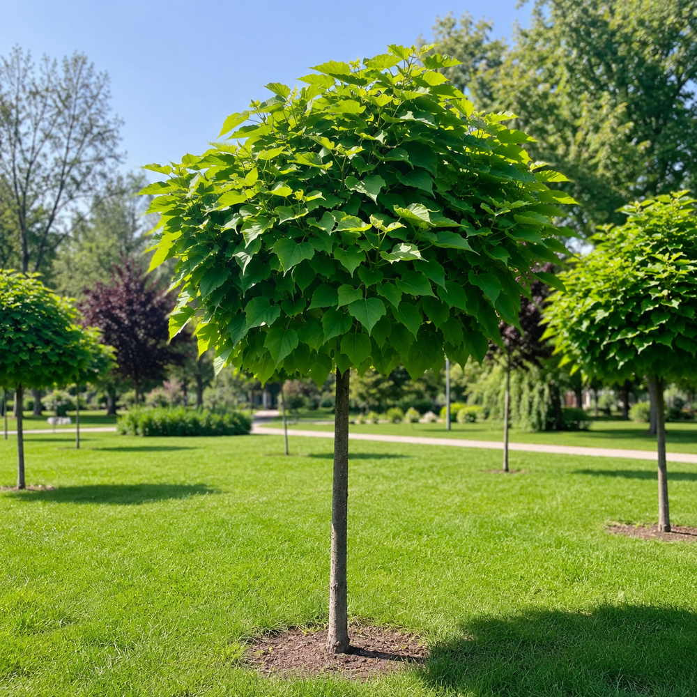Катальпа бігнонієвидна Нана (Catalpa Bignonioides Nana) 14-16 см, Ра 130 см, С38