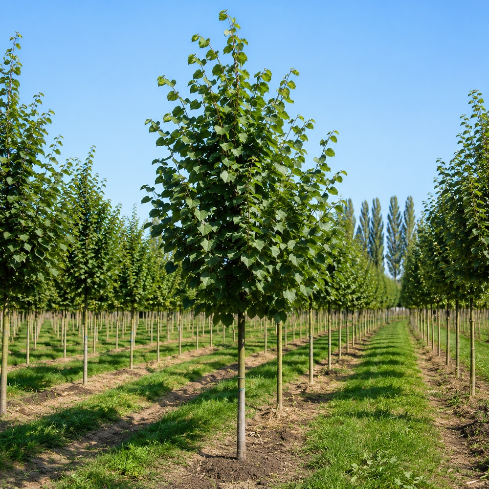 Липа мелколистная Гринспайер (Tilia cordata Greenspire) 500см+, 30-35, 4xvWRB