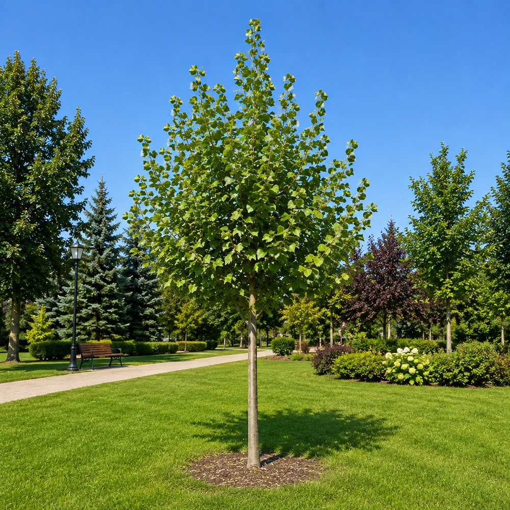 Липа крупнолистая (Tilia platyphyllos) 10-12 см, 350 см, С45