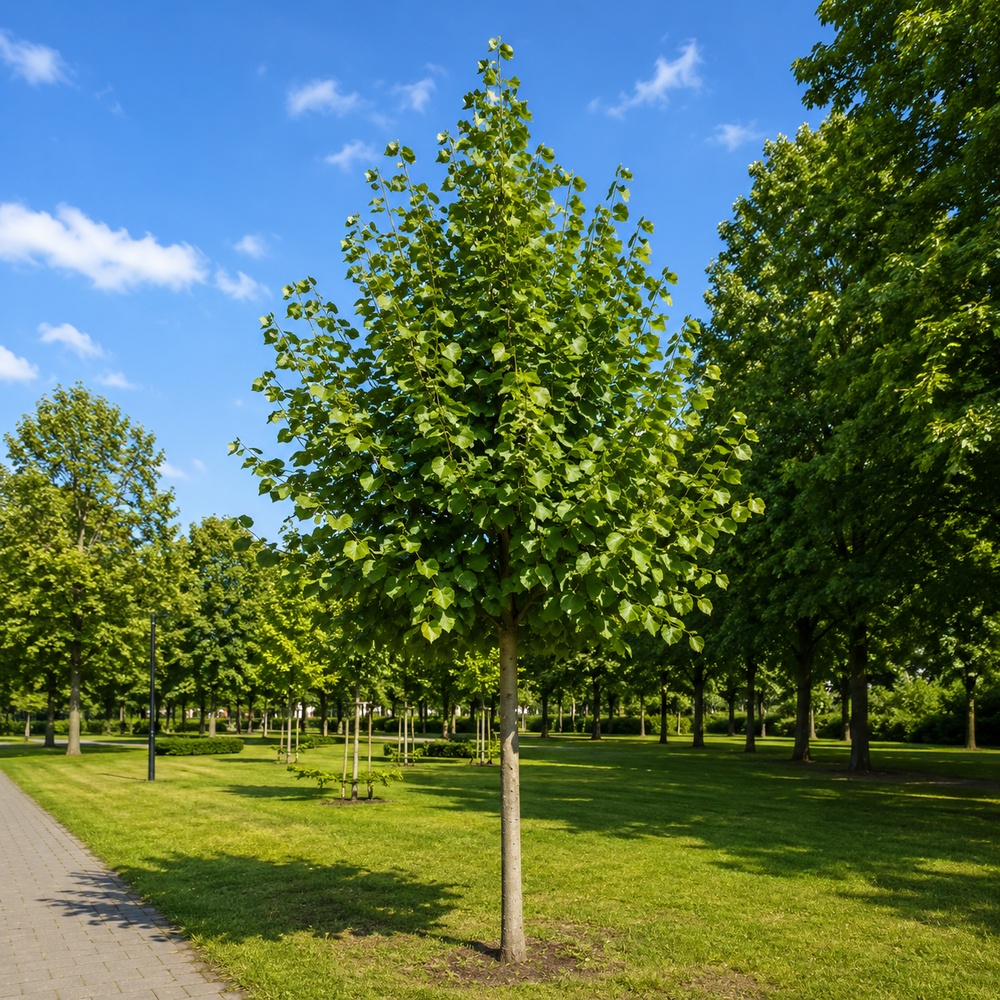 Липа крупнолистая (Tilia platyphyllos) 8-10 см, 350 см, С45