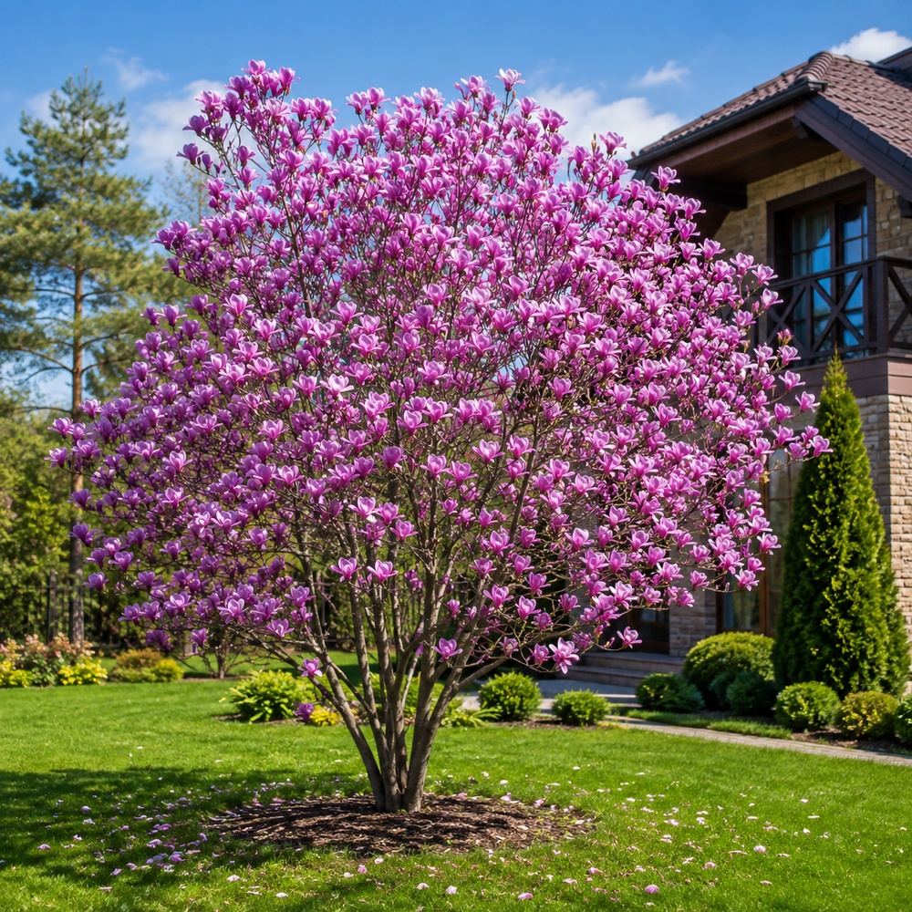 Магнолія гібридна Аметист Флейм (Magnolia Amethyst Flame) 120 см, С15