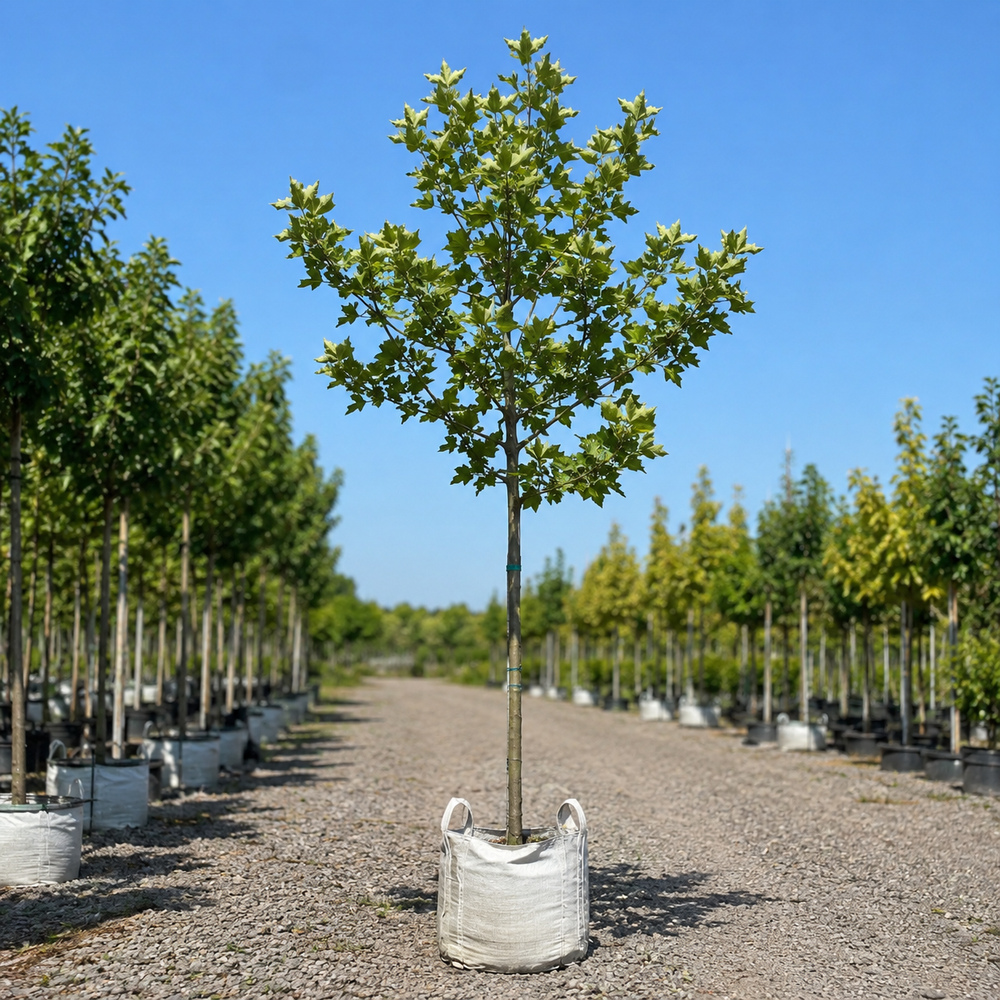 Платан кленолистий/Шпалера (Platanus acerifolia) 400+см, 14-16, С50