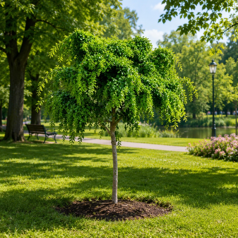 Робиния лжеакация Твисти Беби (Robinia pseudoacacia Twisty Baby) 10-12 см, 200 см, С45