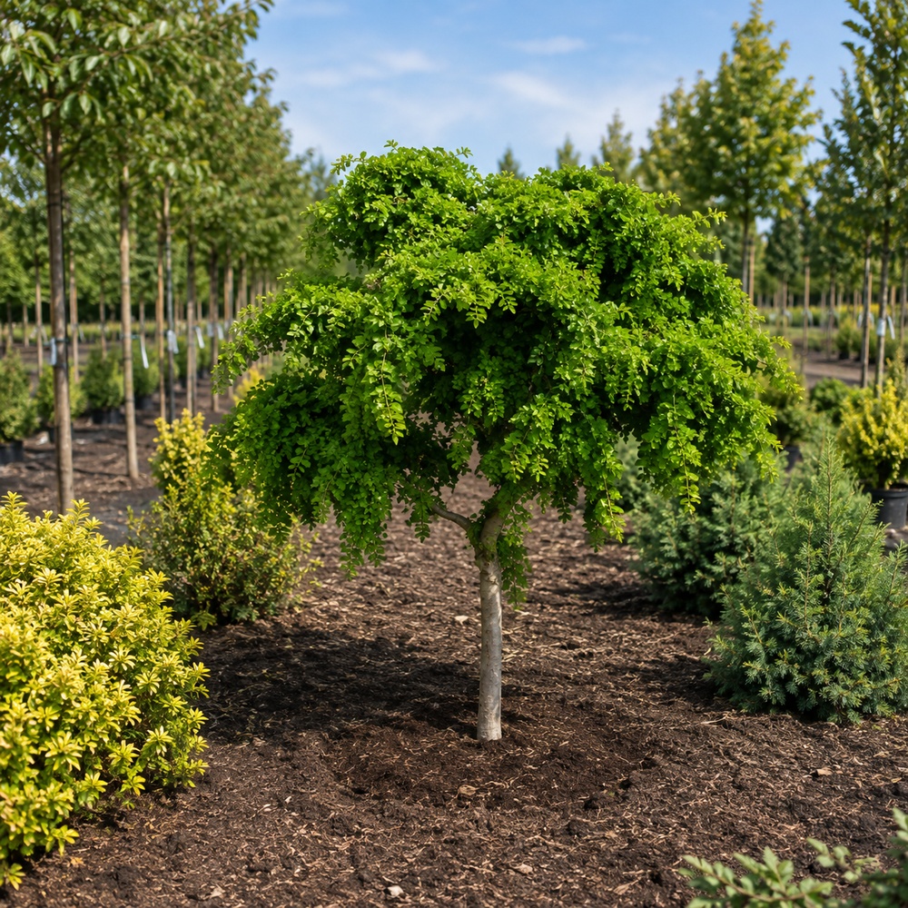 Робиния лжеакация Твисти Беби (Robinia pseudoacacia Twisty Baby) 8-10 см, 180 см, С45