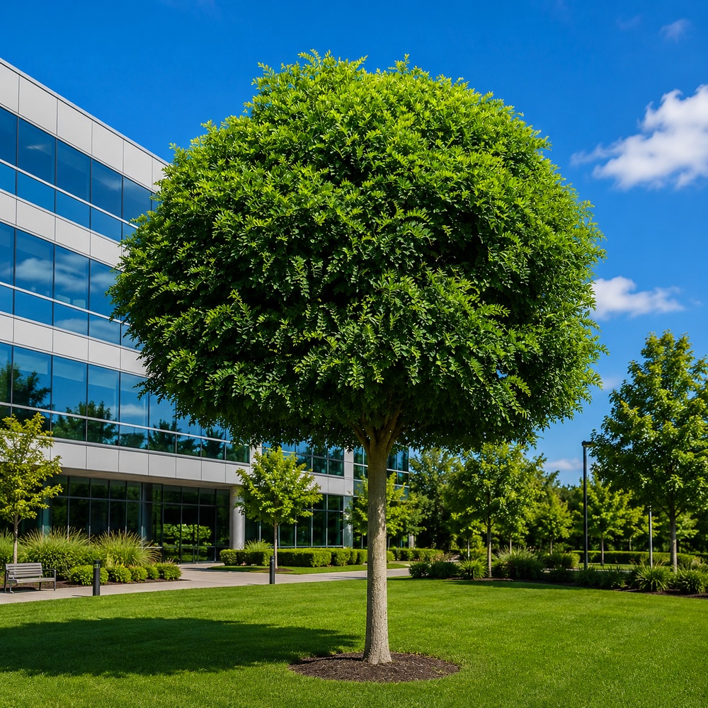 Робиния лжеакация Умбракулифера (Robinia pseudoacacia Umbraculifera) 30-35 см, Ра 220 см, 2xvWRB
