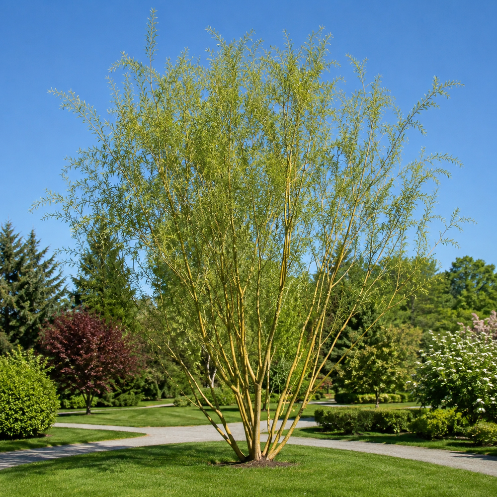 Верба Еритрофлексуоза (Salix sepulcralis Erythroflexuosa) 70 см, С3