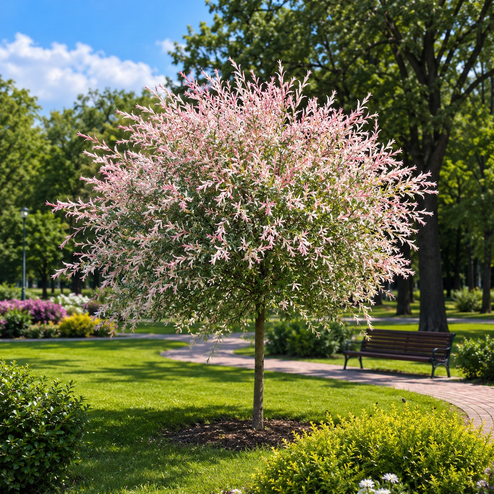 Верба цільнолиста 'Фламінго' (Salix integra 'Flamingo') 40 см, С5