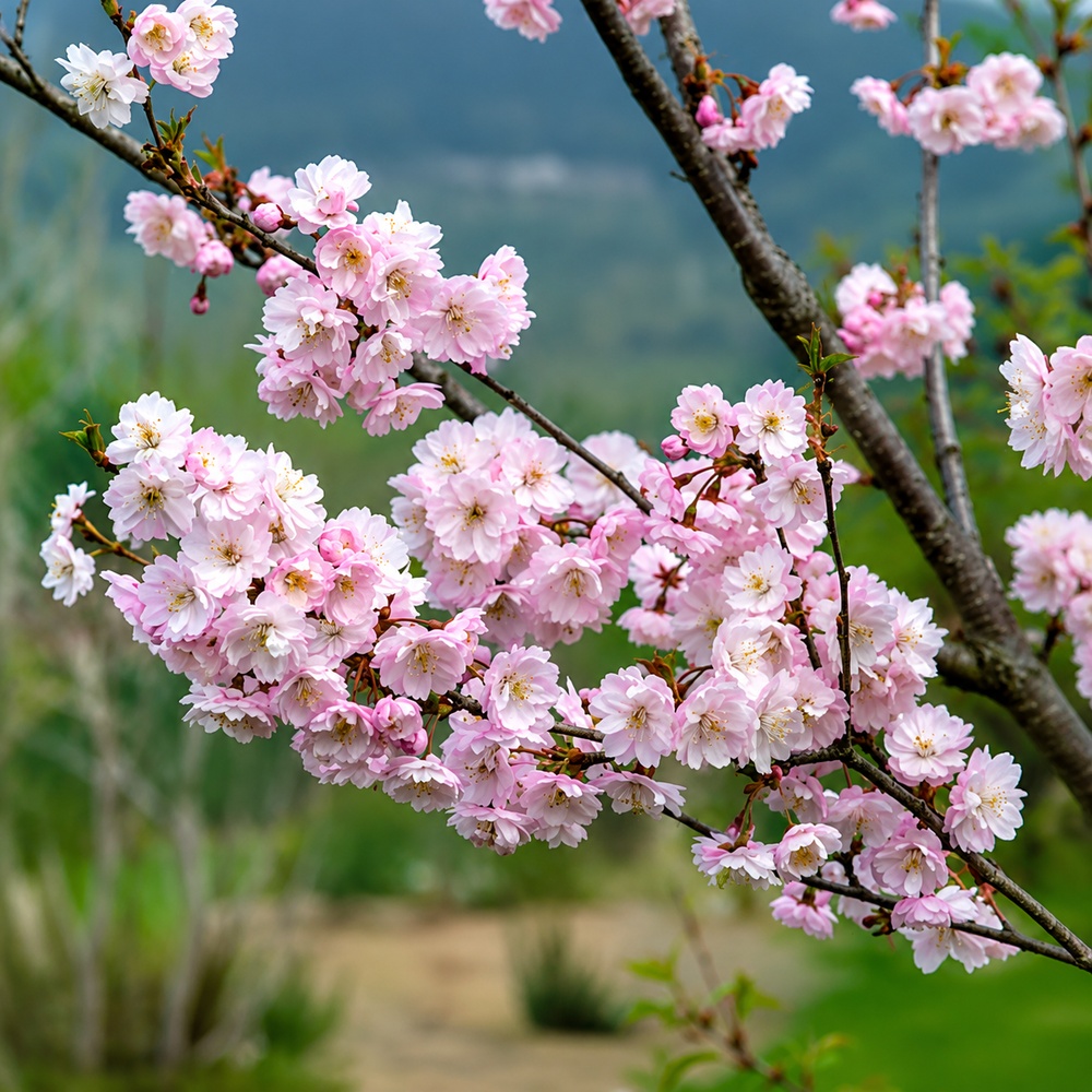 Вишня кошлата Аутумналіс Розеа (Prunus Subhirtella Autumnalis Rosea) 16-18 см, Ра 220 см, С45