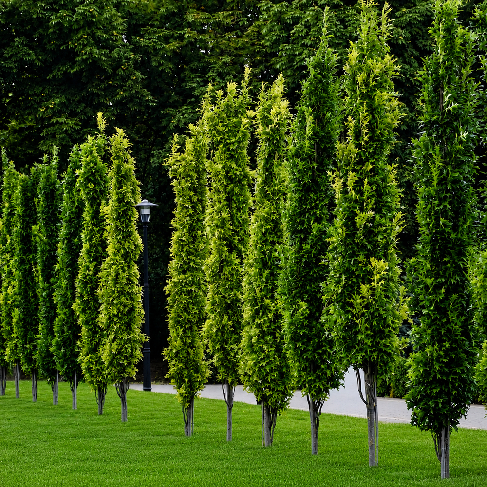 Дуб болотный Грин Пиллар (Quercus palustris Green Piiiar) 16-18 см, 400 см, WRB