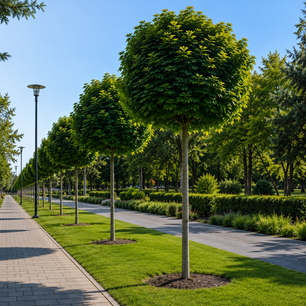 Клен остролистный Глобозум (Acer platanoides Globosum) Pa-400 см.