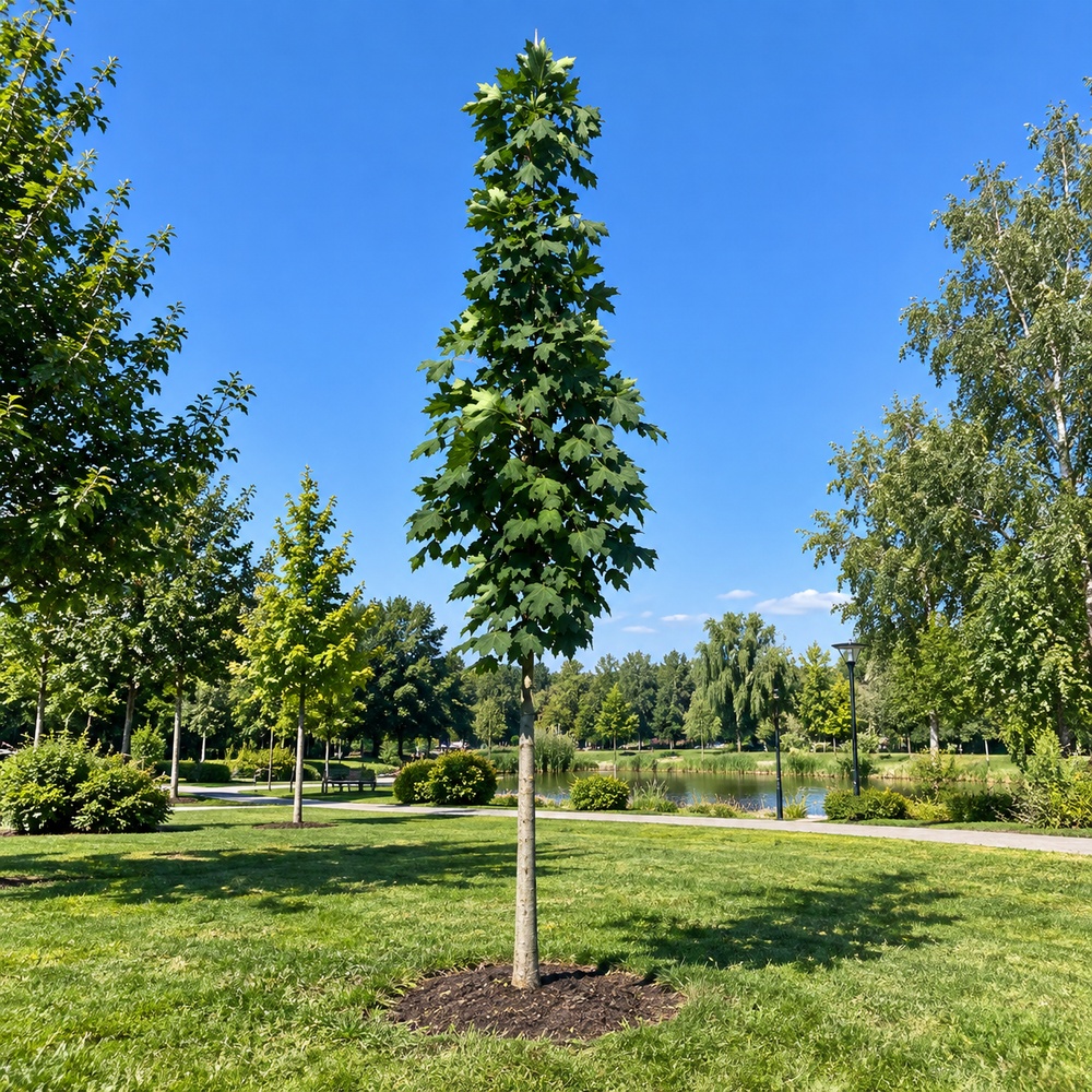 Клен гостролистий Колумнаре (Acer platanoides Columnare) 400+ см, 16-18, С79