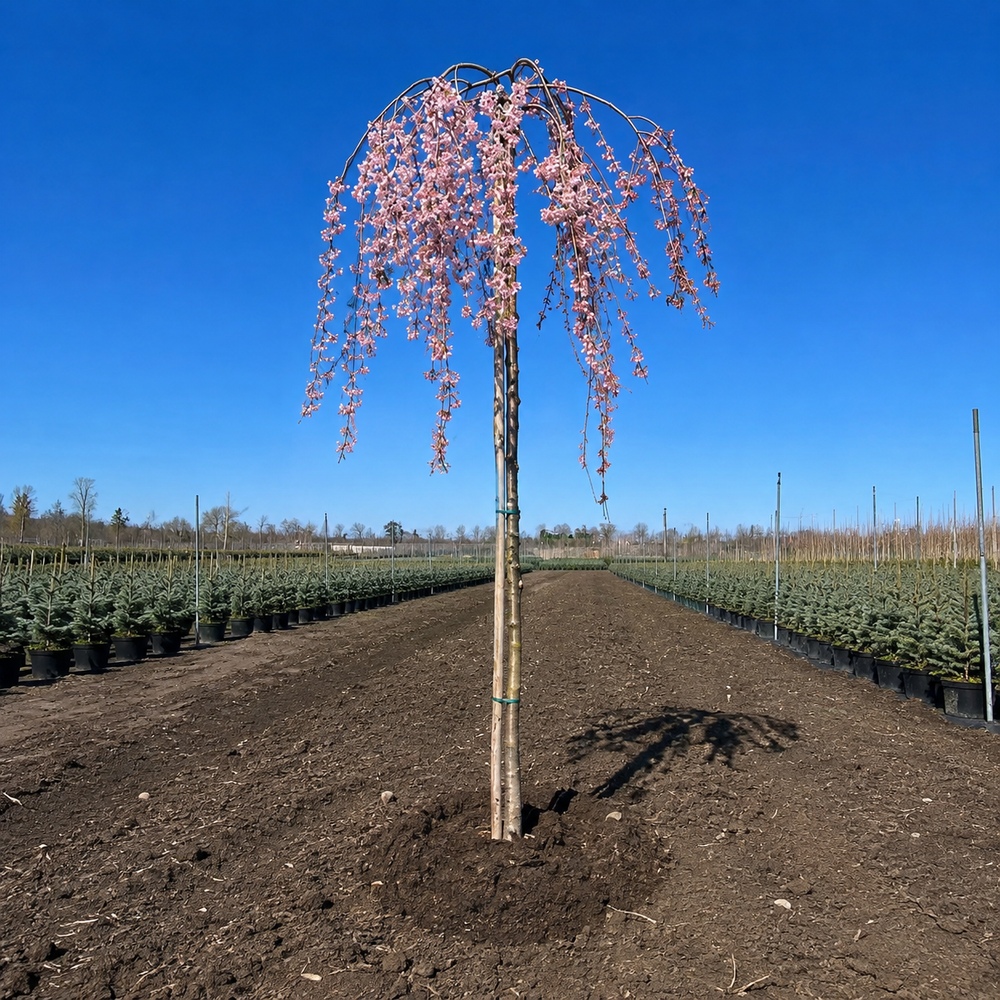 Слива космата Пендула (Prunus subhirtella Pendula) Pa-220 см, 14-16, С38