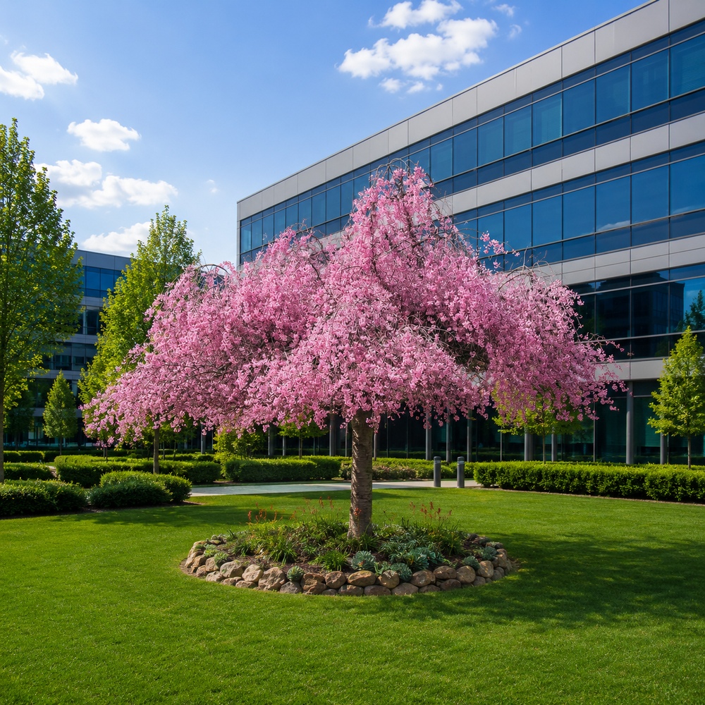 Слива космата Пендула (Prunus subhirtella Pendula) Pa-220 см, 14-16, С38