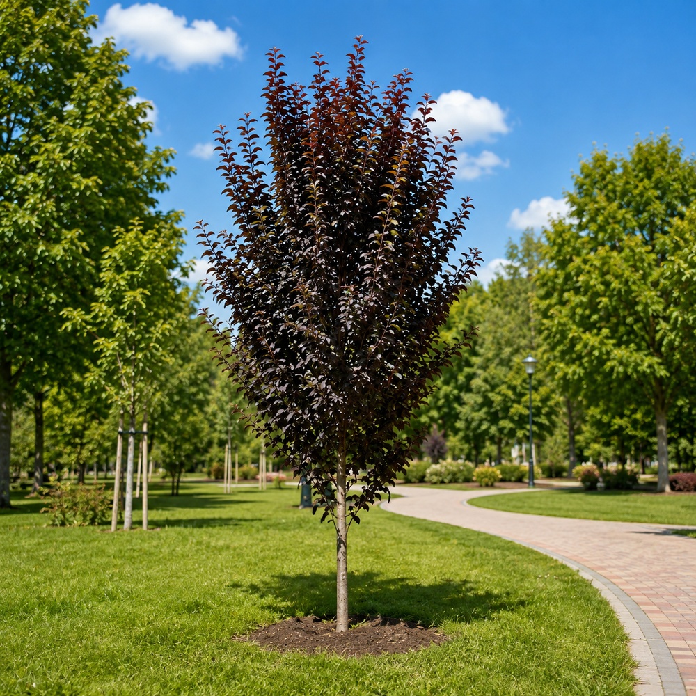 Слива розчепиріна Крімсон Поінт (Prunus cerasifera Crimson Pointe) 500+, 2xvWRB