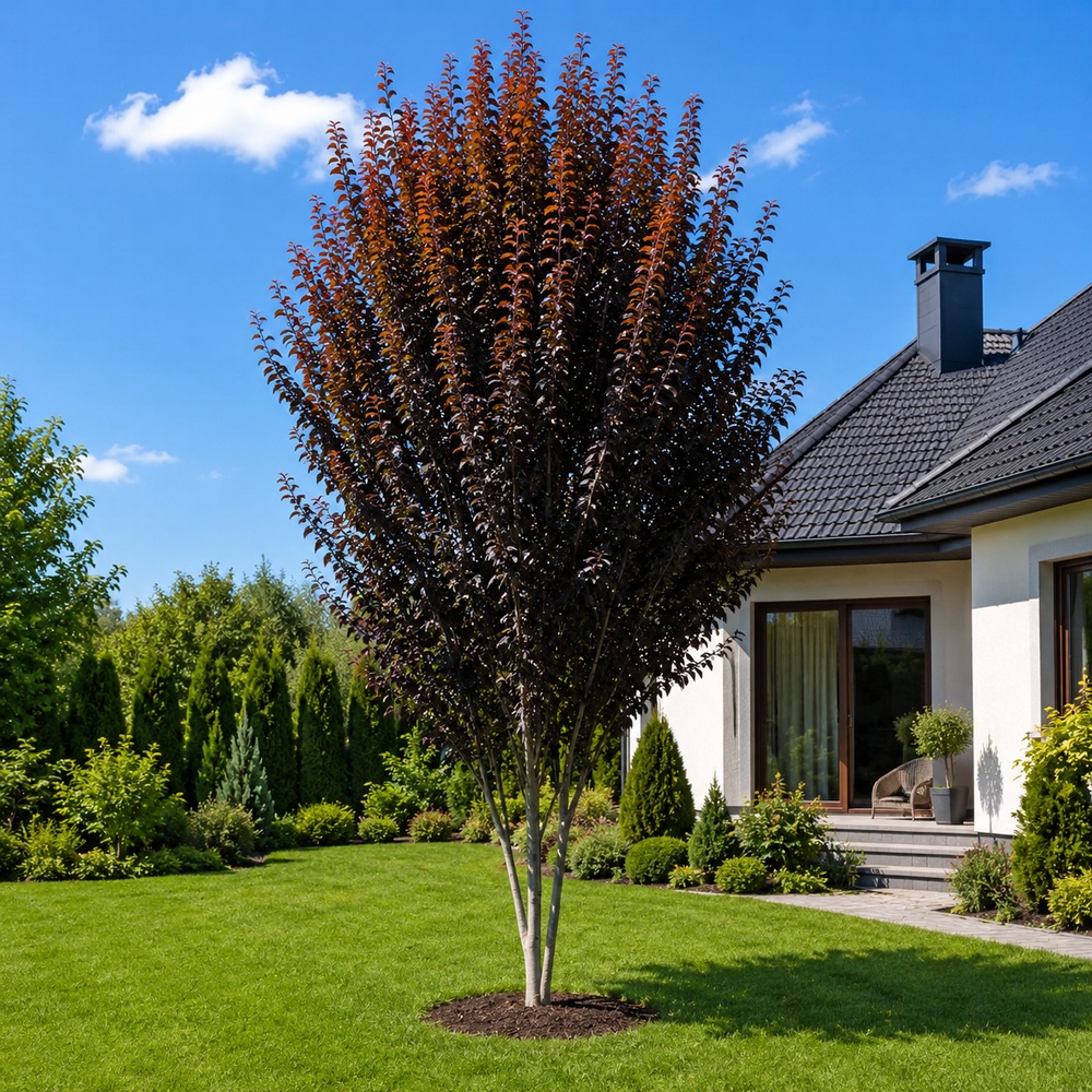 Слива розчепиріна Крімсон Поінт (Prunus cerasifera Crimson Pointe) 500+, 2xvWRB