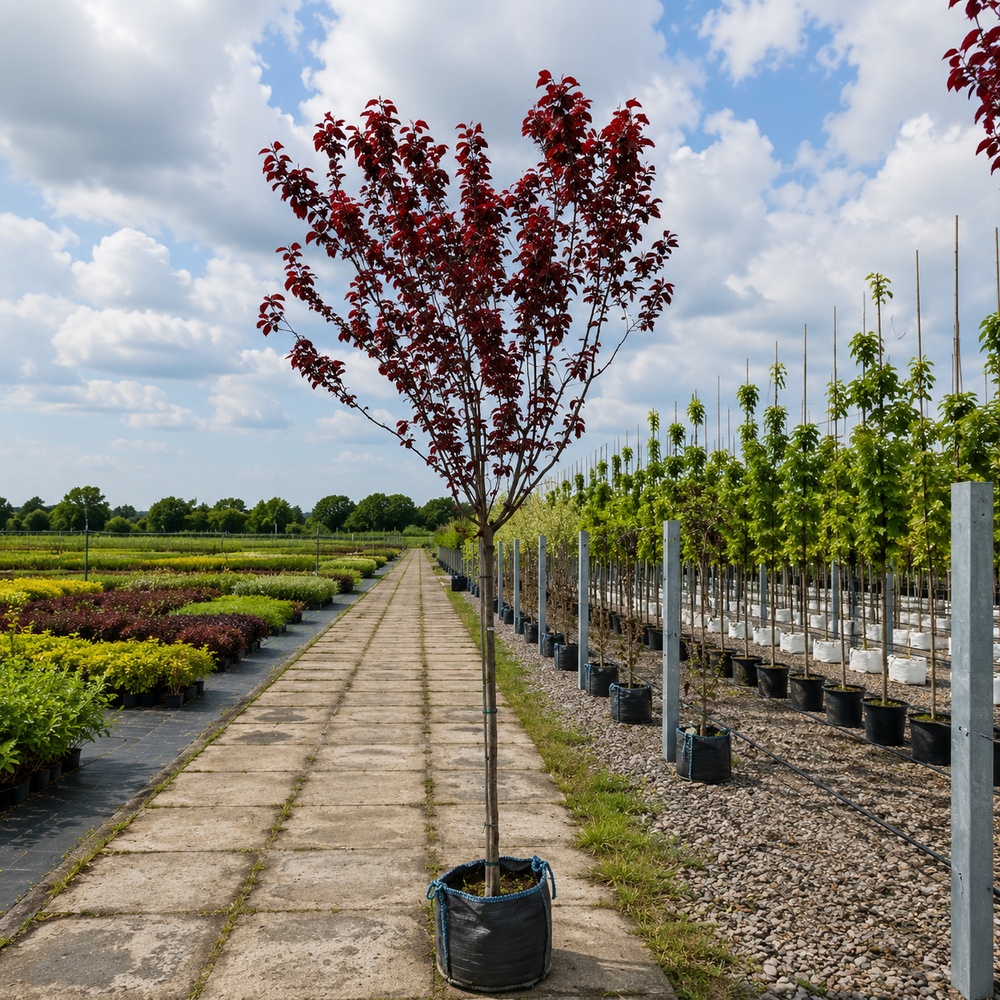 Слива розчепиріна Нігра (Prunus cerasifera Nigra) Pa-220 см, 10-12, С38