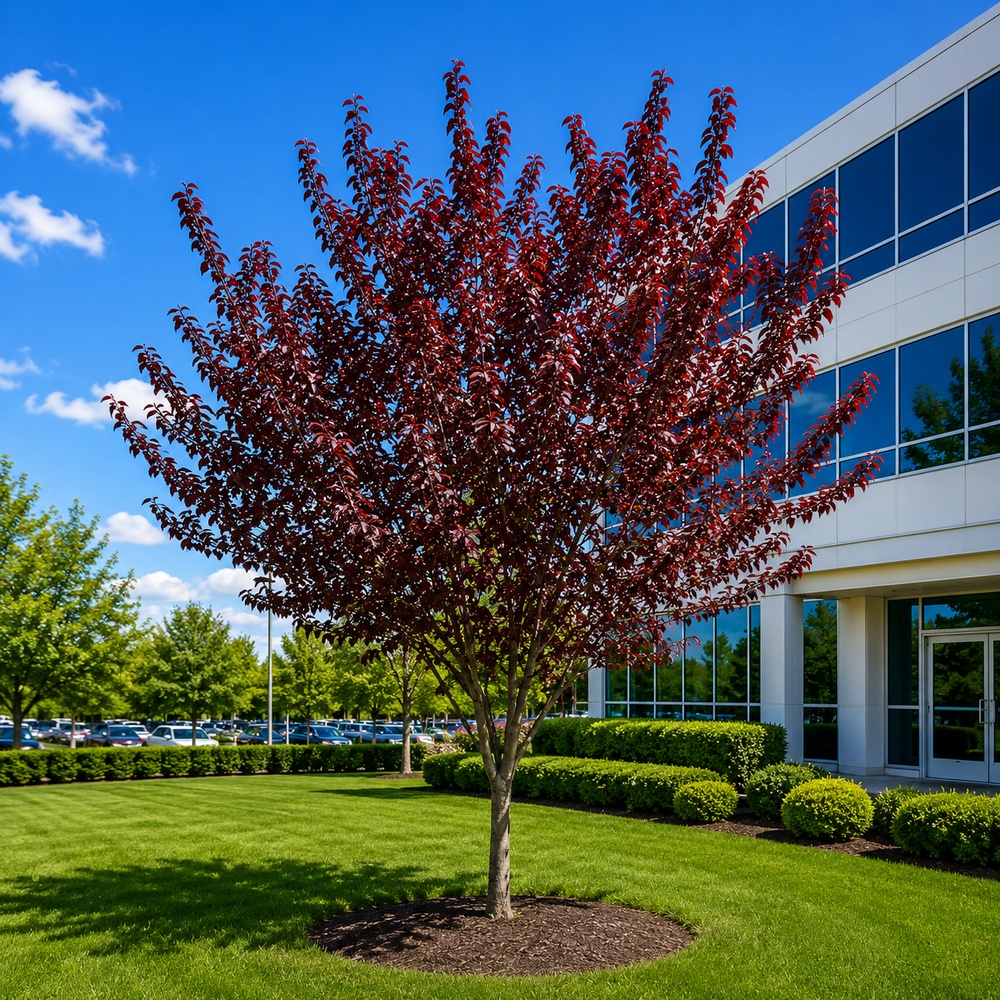 Слива розчепиріна Нігра (Prunus cerasifera Nigra) Pa-220 см, 12-14, С38