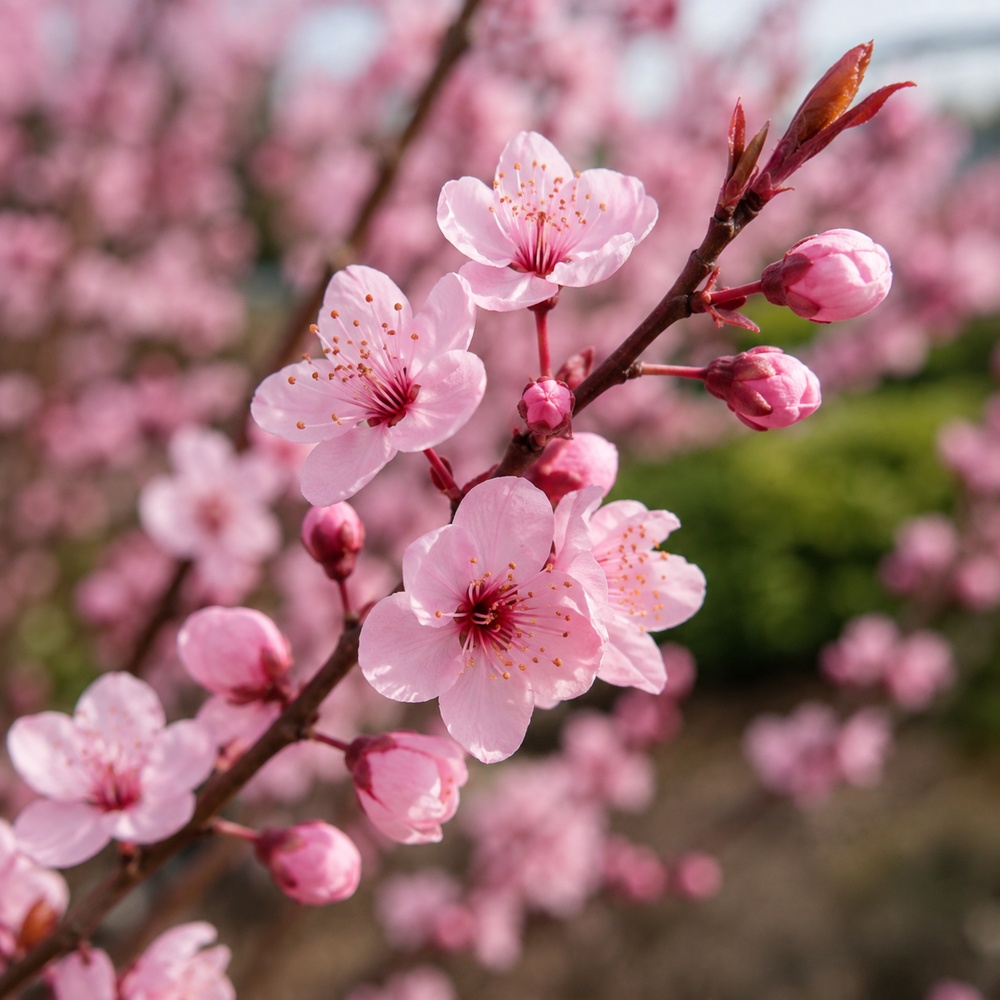 Слива розчепиріна Нігра (Prunus cerasifera Nigra) Pa-220 см, 12-14, С38