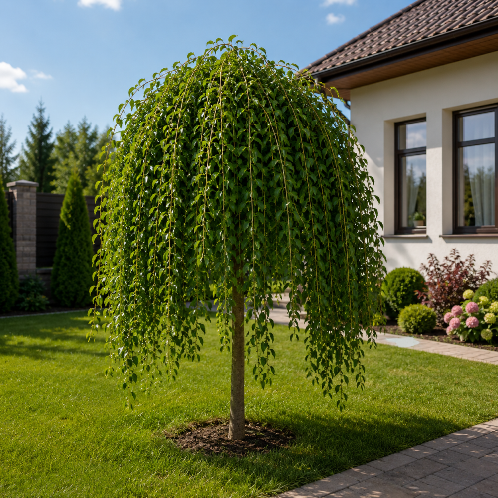 Вяз плакучий Мауро (Ulmus glabra Mauro) 10-12 см, Ра 220 см, С55