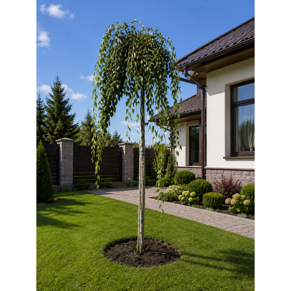 Вяз плакучий Мауро (Ulmus glabra Mauro) 16-18 см, Ра 220 см, С55