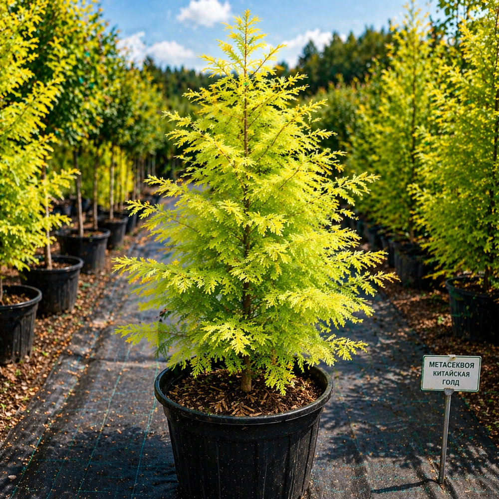 Метасеквоя китайська Goldrush (Metasequoia glyptostroboides Goldrush) Ра 100 см, С10