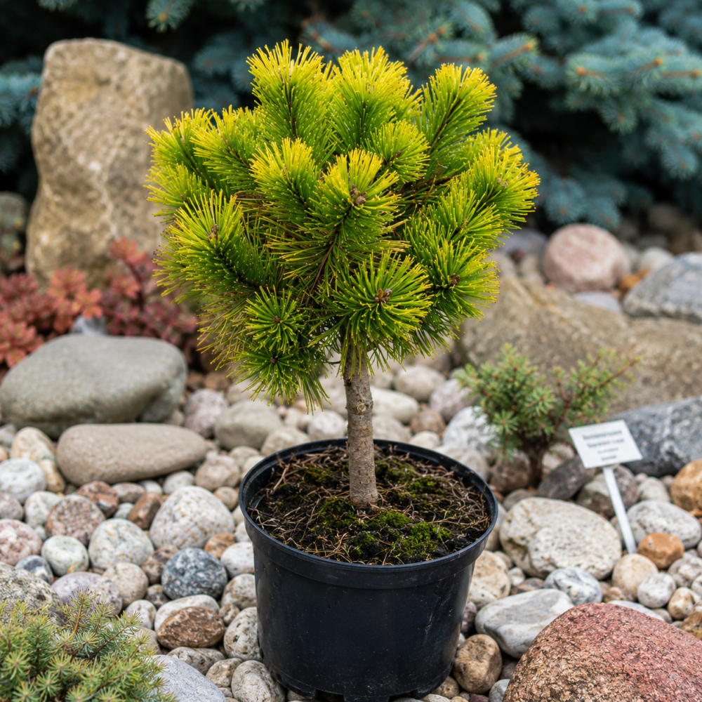 Сосна горная Карстенс Винтерголд (Pinus mugo Carstens Wintergold) 40 см, С5
