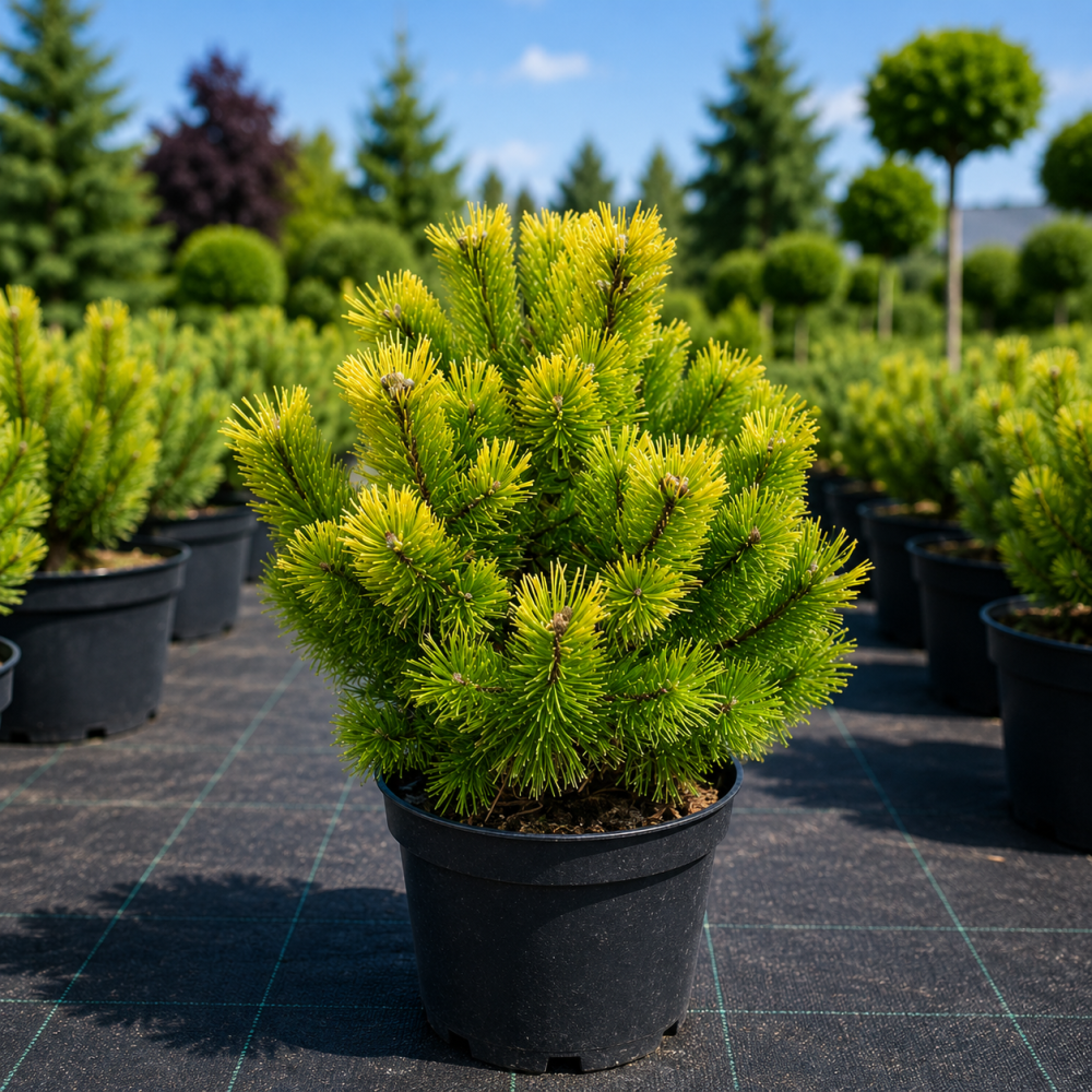 Сосна горная Карстенс Винтерголд (Pinus mugo Carstens Wintergold) 40 см, С5