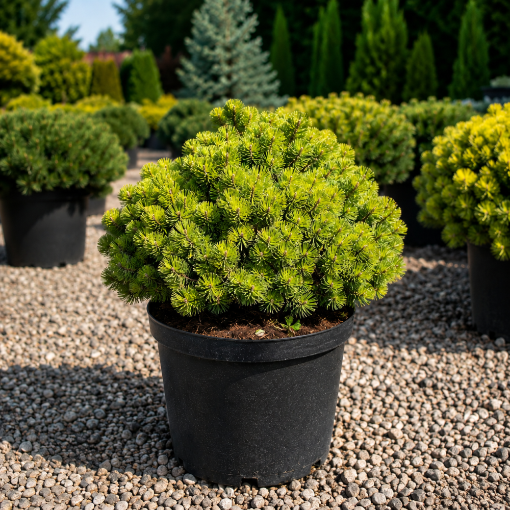Сосна горная Винтер Голд (Pinus mugo Winter Gold) 60 см, С10