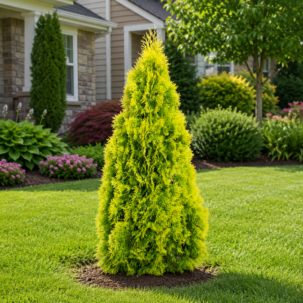 Туя західна Голден Смарагд (Thuja occidentalis Golden Smaragd) 140 см, WRB