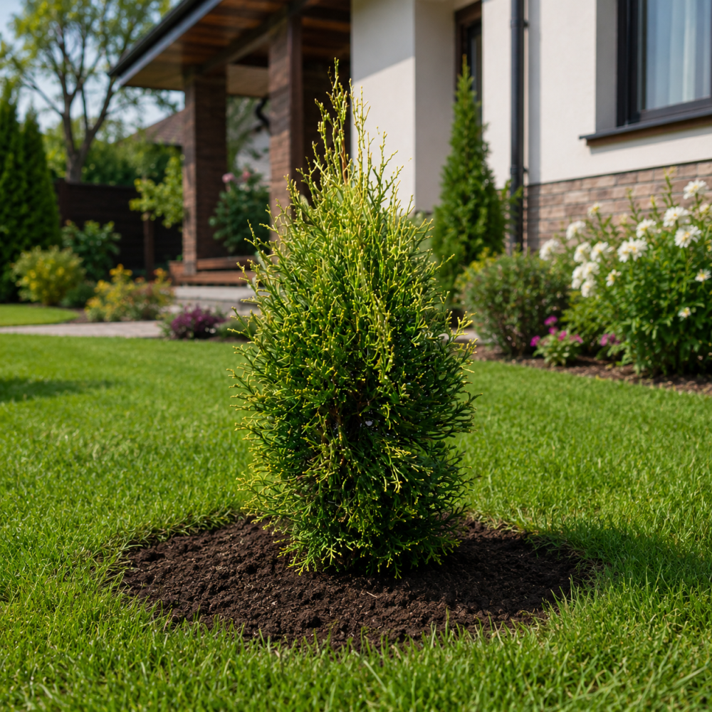 Туя західна Смарагд Варієгата (Thuja occidentalis Smaragd Variegata) 160 см, WRB