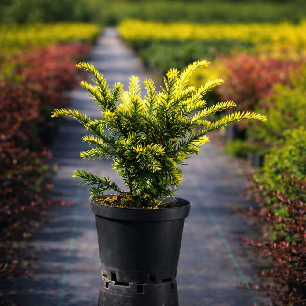 Тис ягодный золотистый (Taxus baccata Semperaurea) 30 см, С3