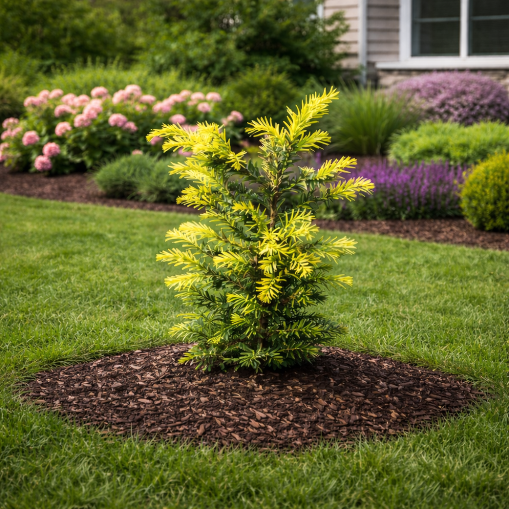Тис ягодный золотистый (Taxus baccata Semperaurea) 30 см, С3